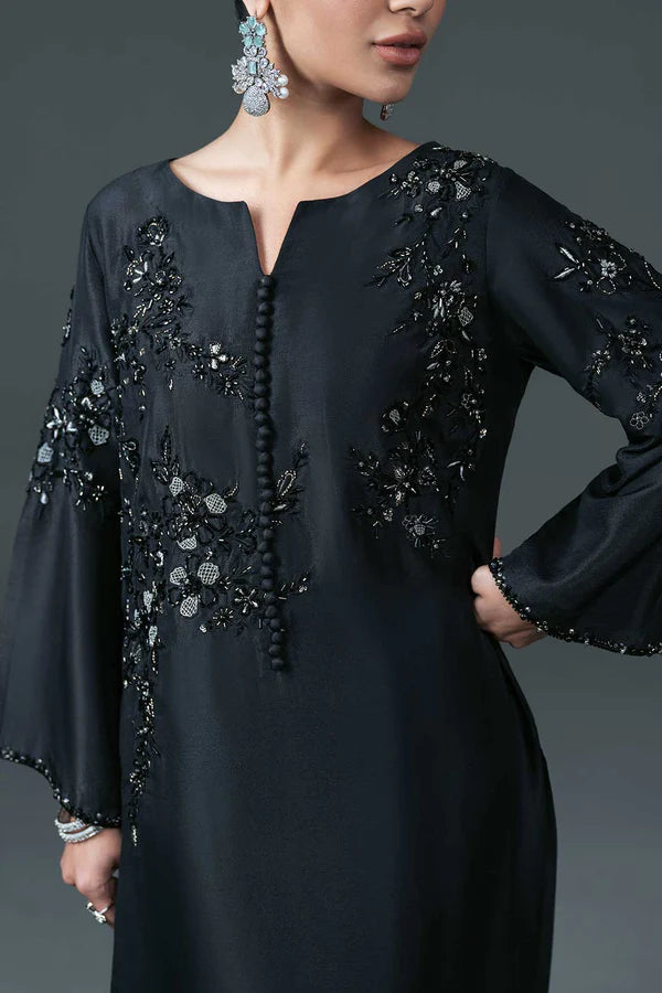 Jeem | Luxury Pret | MAYA BLACK - Hoorain Designer Wear - Pakistani Ladies Branded Stitched Clothes in United Kingdom, United states, CA and Australia