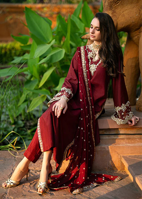 Mehak Yaqoob | Marvi Collection | Ruby - Pakistani Clothes for women, in United Kingdom and United States