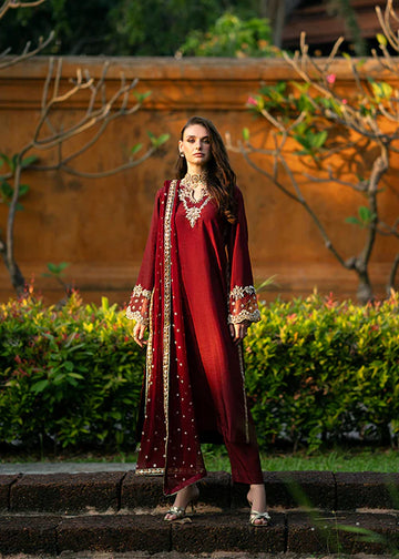 Mehak Yaqoob | Marvi Collection | Ruby - Pakistani Clothes for women, in United Kingdom and United States