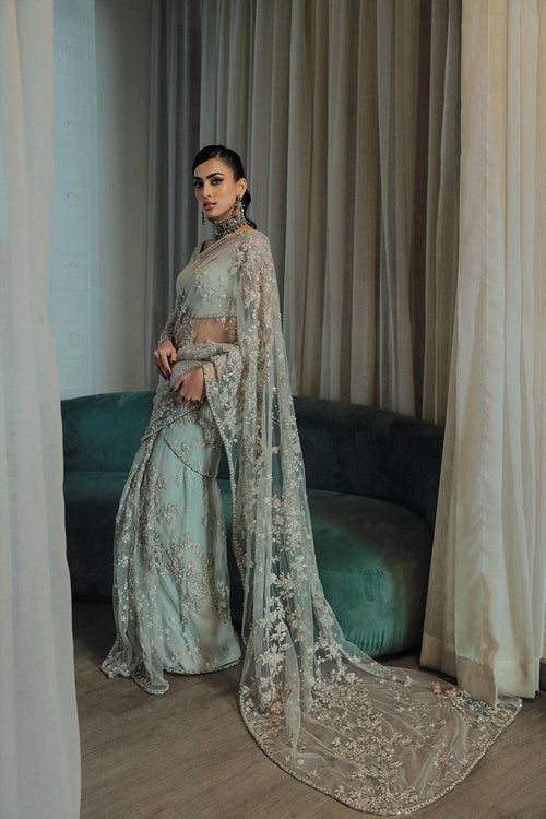 Saira Rizwan | Riona Luxury Formals | Evaline - Hoorain Designer Wear - Pakistani Ladies Branded Stitched Clothes in United Kingdom, United states, CA and Australia