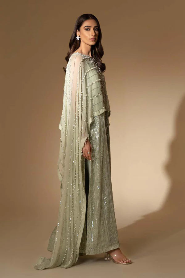 Jeem | Luxury Pret | MIA MINT GREEN - Hoorain Designer Wear - Pakistani Ladies Branded Stitched Clothes in United Kingdom, United states, CA and Australia