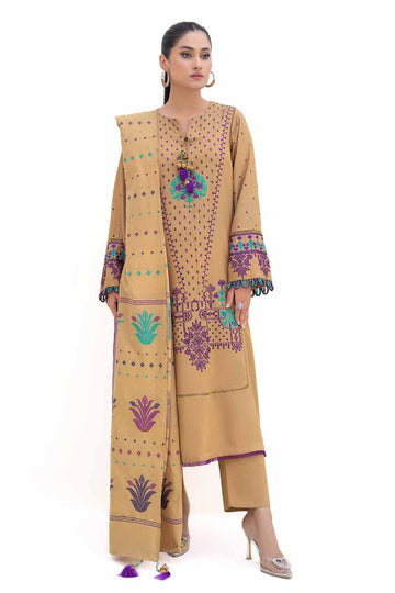 Gul Ahmed | Winter Collection 24 | Karandi Suit with Jacquard Dupatta MJ-42057