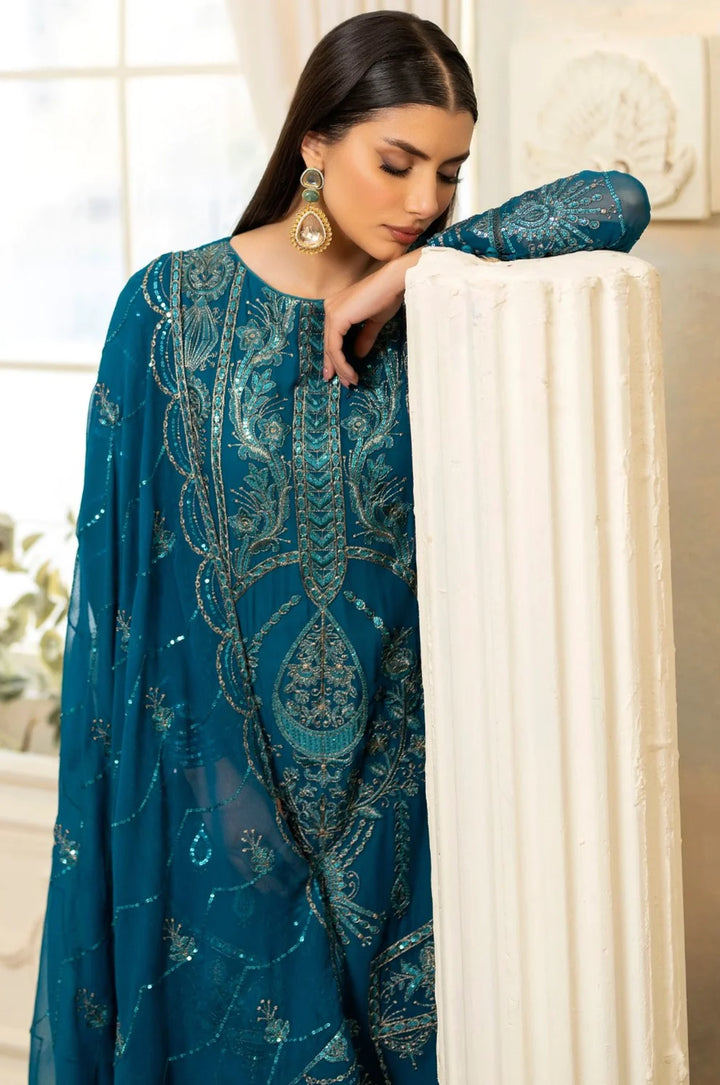 Mohagni | Janan Formals | FAHA MGL-01 - Hoorain Designer Wear - Pakistani Ladies Branded Stitched Clothes in United Kingdom, United states, CA and Australia