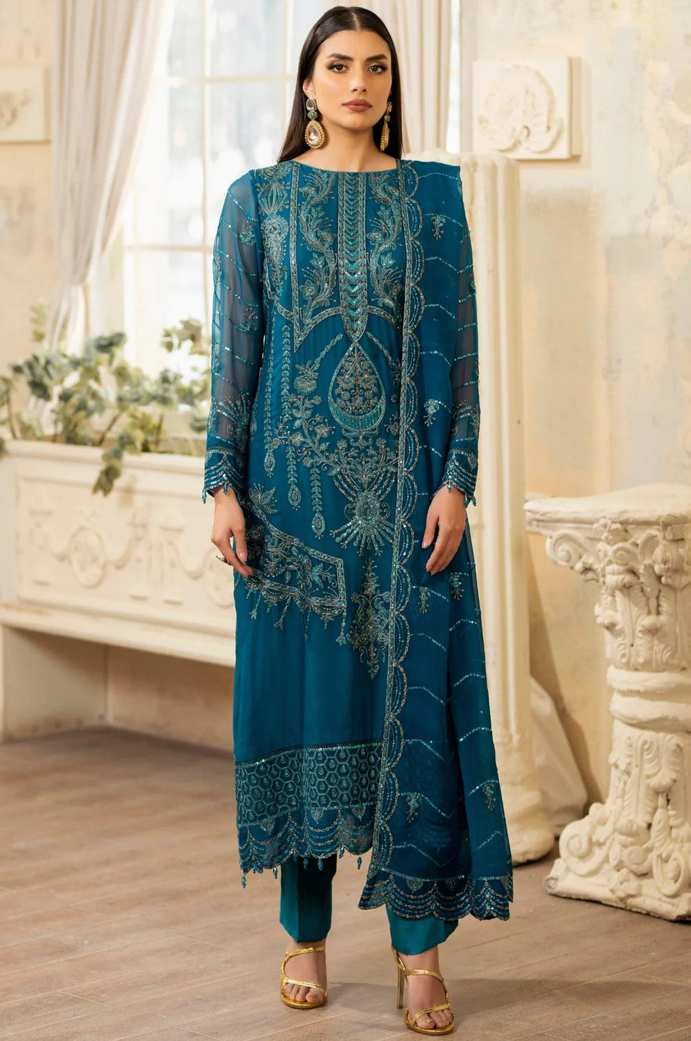 Mohagni | Janan Formals | FAHA MGL-01 - Pakistani Clothes for women, in United Kingdom and United States