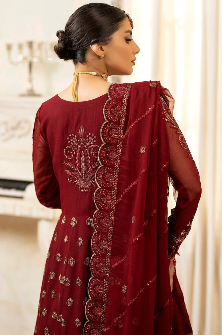 Mohagni | Janan Formals | ROSETTE MGL-05 - Hoorain Designer Wear - Pakistani Ladies Branded Stitched Clothes in United Kingdom, United states, CA and Australia