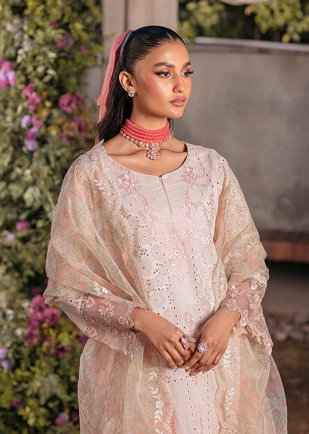 Mohagni | Muntazir Luxury Lawn 24 | CM-04 - Pakistani Clothes for women, in United Kingdom and United States