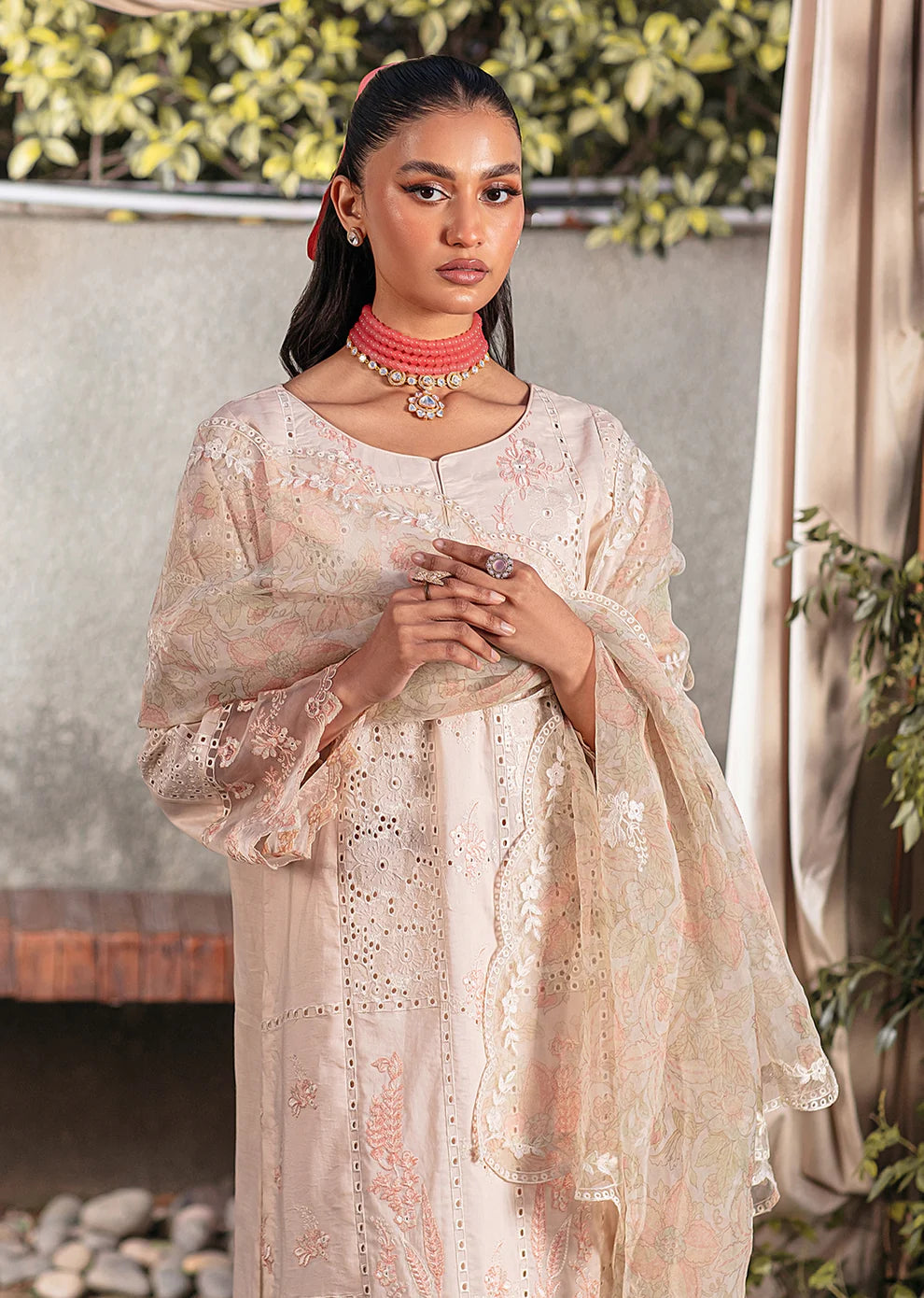 Mohagni | Muntazir Luxury Lawn 24 | CM-04 - Pakistani Clothes for women, in United Kingdom and United States