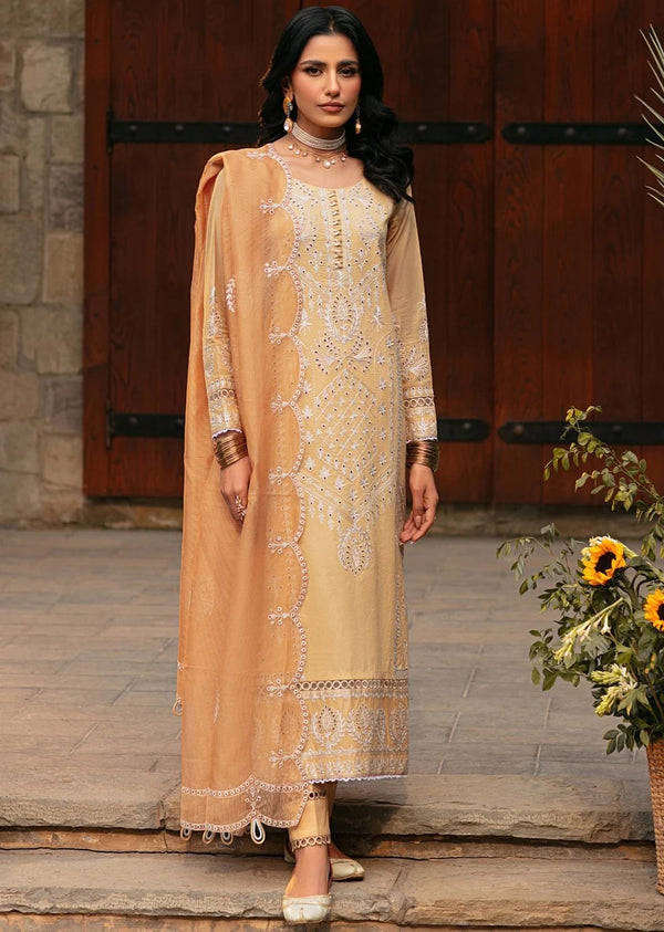 Mohagni | Muntazir Luxury Lawn 24 | CM-05 - Hoorain Designer Wear - Pakistani Ladies Branded Stitched Clothes in United Kingdom, United states, CA and Australia