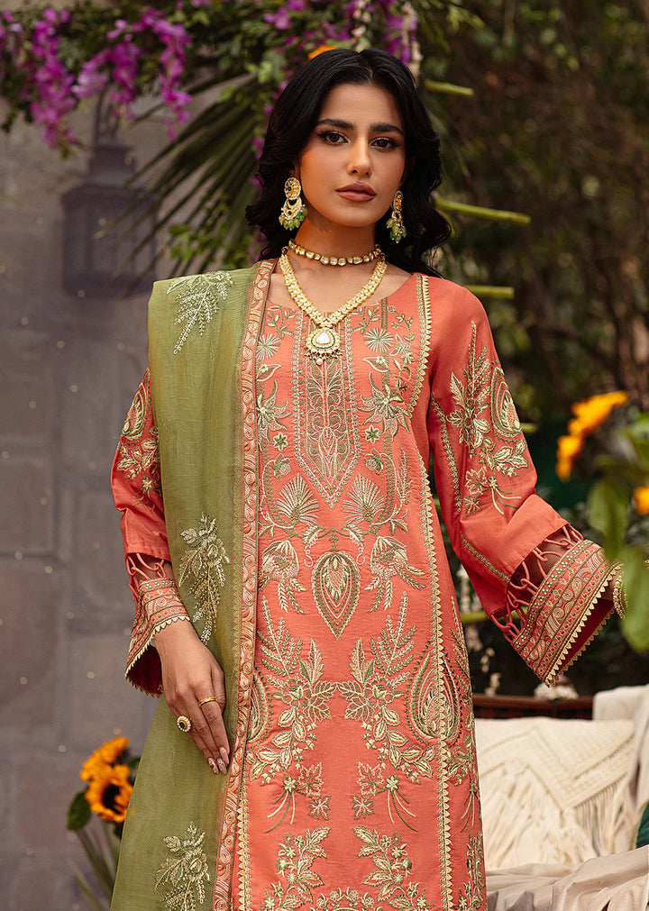 Mohagni | Muntazir Luxury Lawn 24 | CM-09 - Hoorain Designer Wear - Pakistani Ladies Branded Stitched Clothes in United Kingdom, United states, CA and Australia