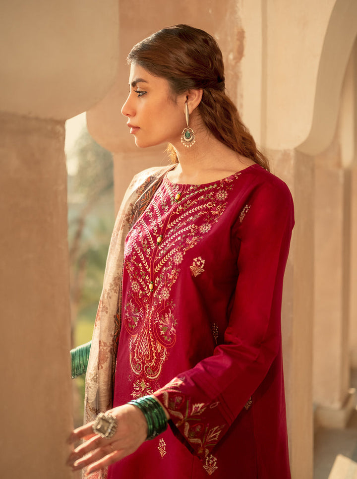 Morbagh | Lawn Collection 24 | RASPBERRY COULIS - Pakistani Clothes for women, in United Kingdom and United States