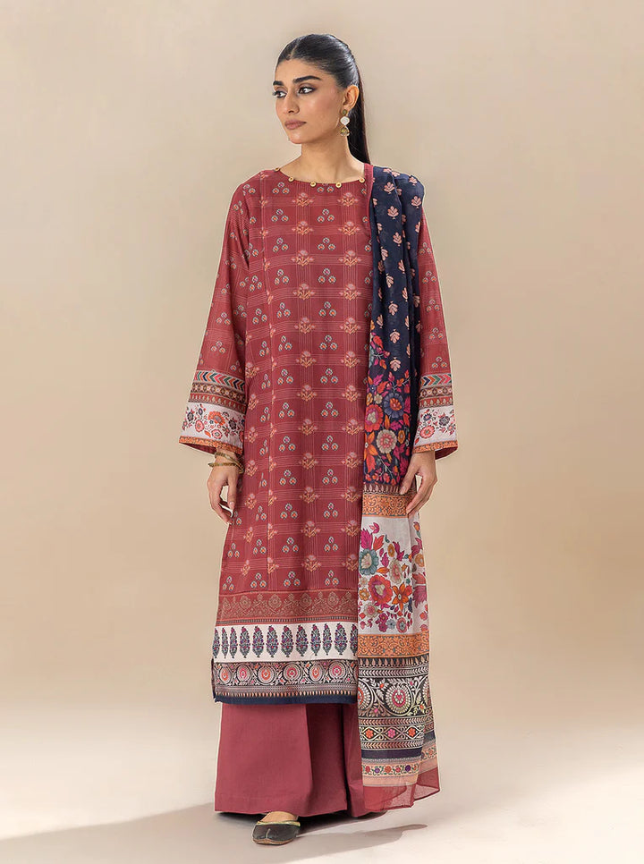 Morbagh | Lawn Collection 24 | ROYALTY RED - Pakistani Clothes for women, in United Kingdom and United States