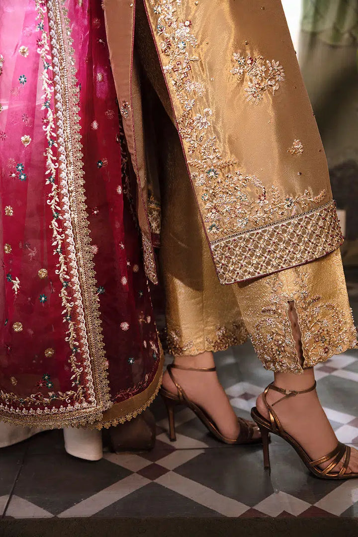 Mushq | Sunehri Anmol Edit | Zaisha - Hoorain Designer Wear - Pakistani Ladies Branded Stitched Clothes in United Kingdom, United states, CA and Australia