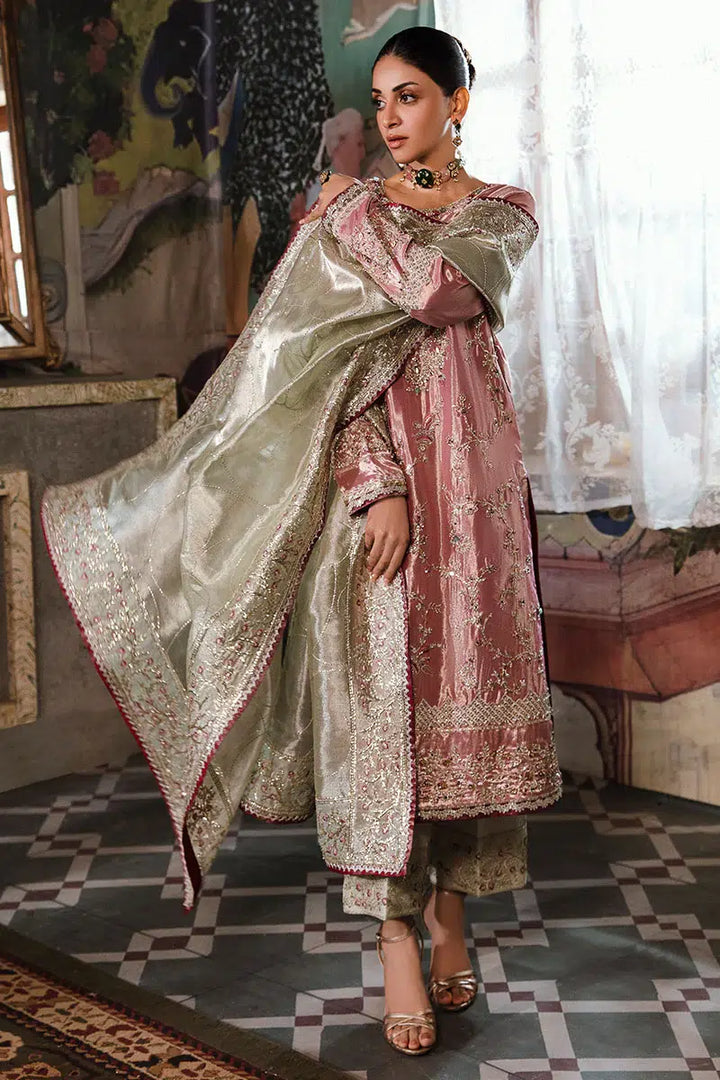 Mushq | Sunehri Anmol Edit | Lamia - Hoorain Designer Wear - Pakistani Ladies Branded Stitched Clothes in United Kingdom, United states, CA and Australia