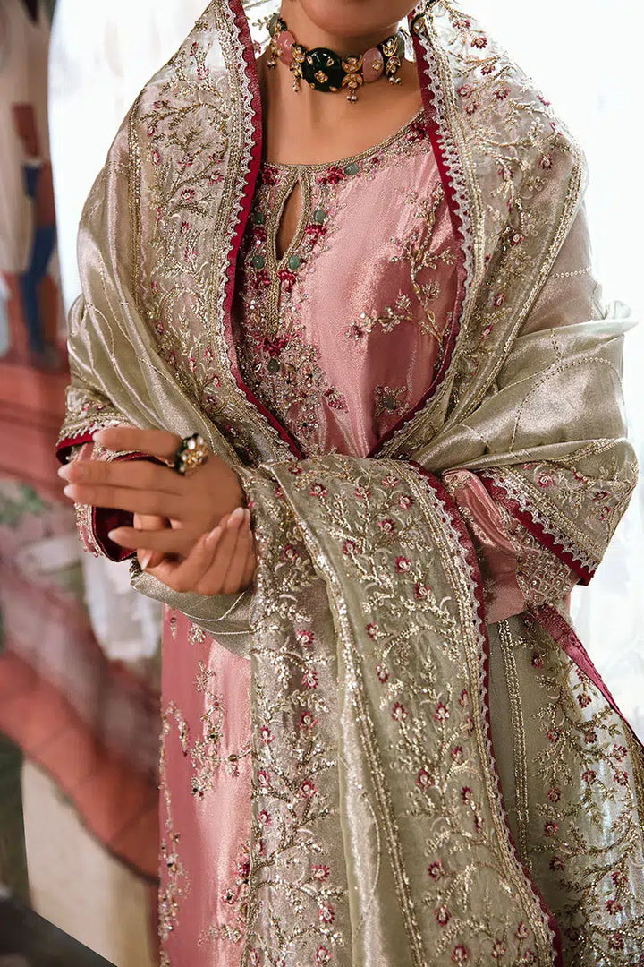 Mushq | Sunehri Anmol Edit | Lamia - Hoorain Designer Wear - Pakistani Ladies Branded Stitched Clothes in United Kingdom, United states, CA and Australia