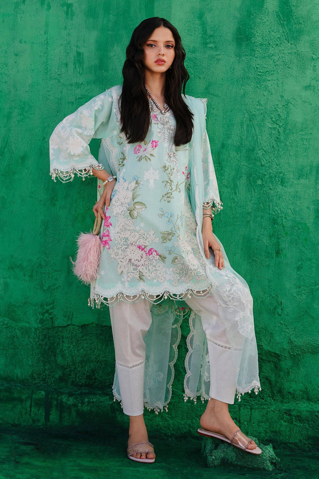 Sana Safinaz | Muzlin Spring 24 | M241-011B-CW - Pakistani Clothes for women, in United Kingdom and United States