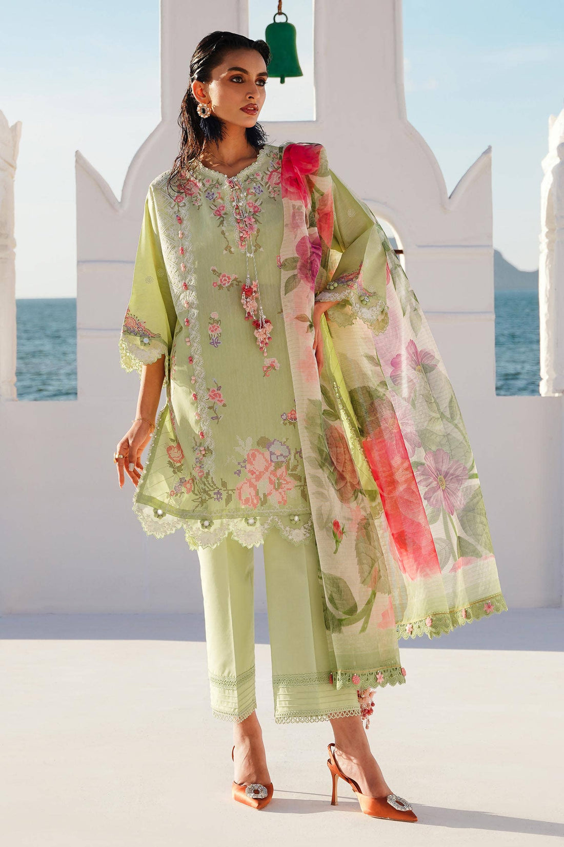 Sana Safinaz | Muzlin Spring 24 | M241-016B-CL - Pakistani Clothes for women, in United Kingdom and United States