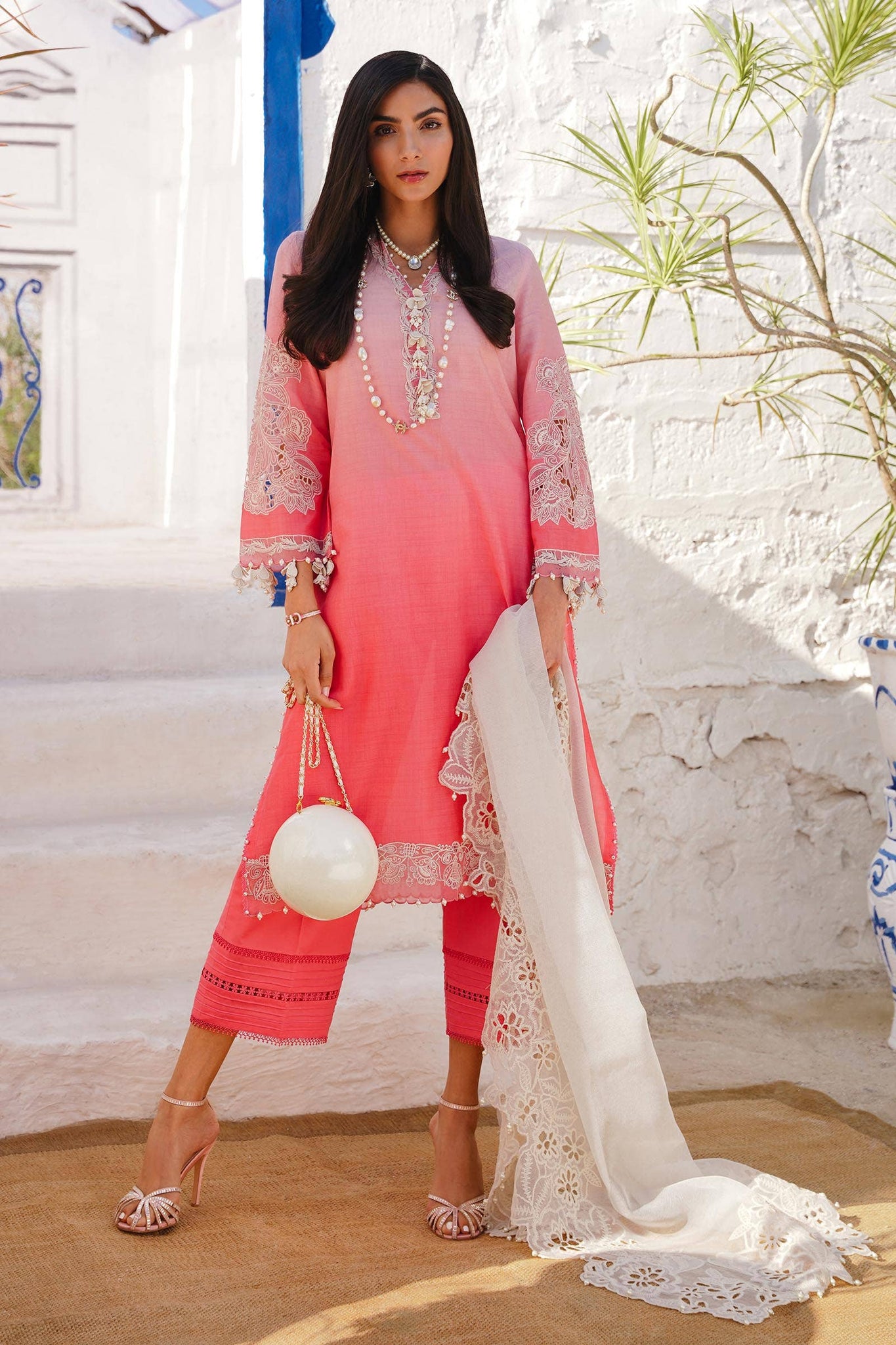 Sana Safinaz | Muzlin Spring 24 | M241-017A-CW - Pakistani Clothes for women, in United Kingdom and United States