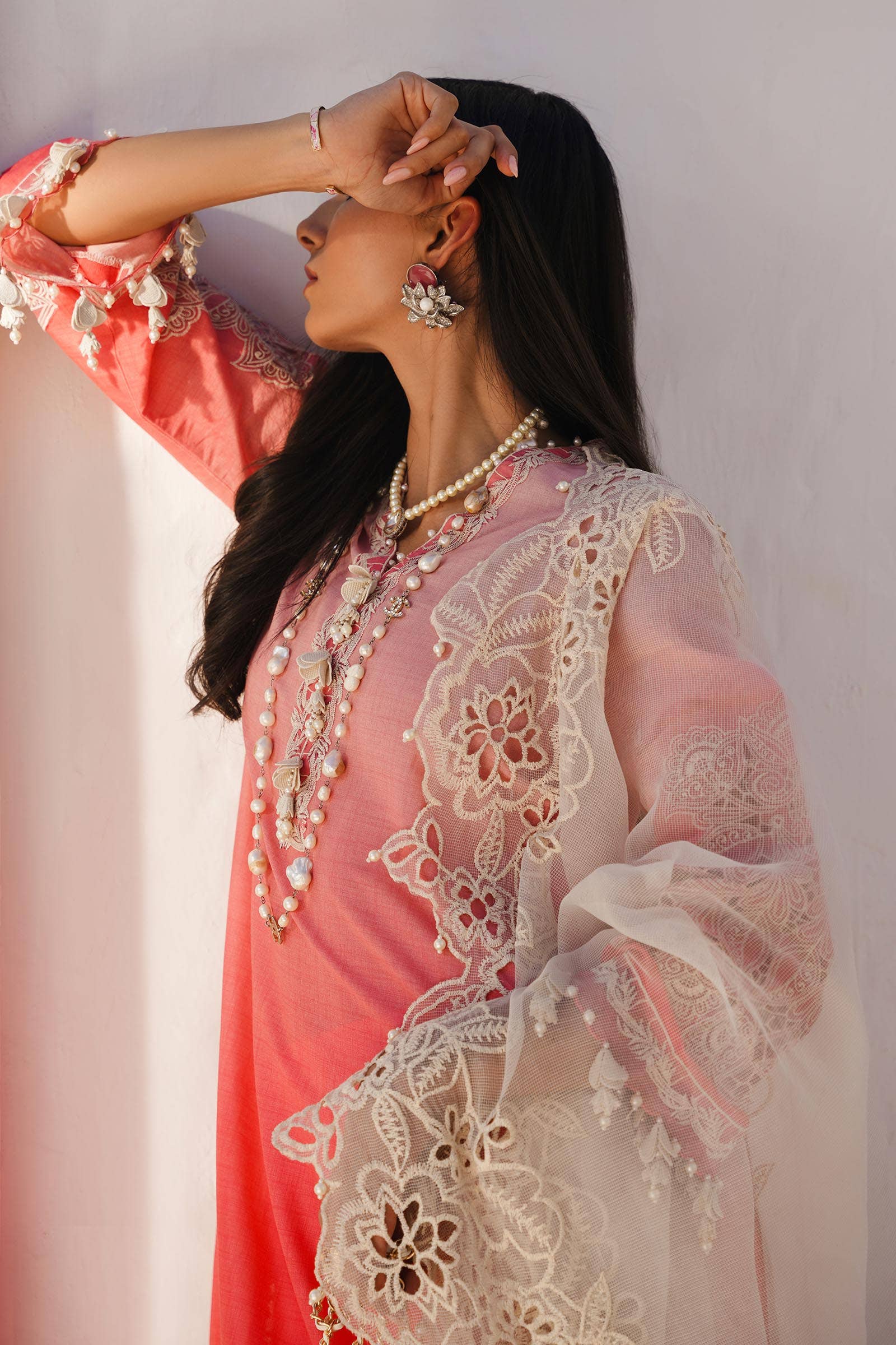 Sana Safinaz | Muzlin Spring 24 | M241-017A-CW - Pakistani Clothes for women, in United Kingdom and United States