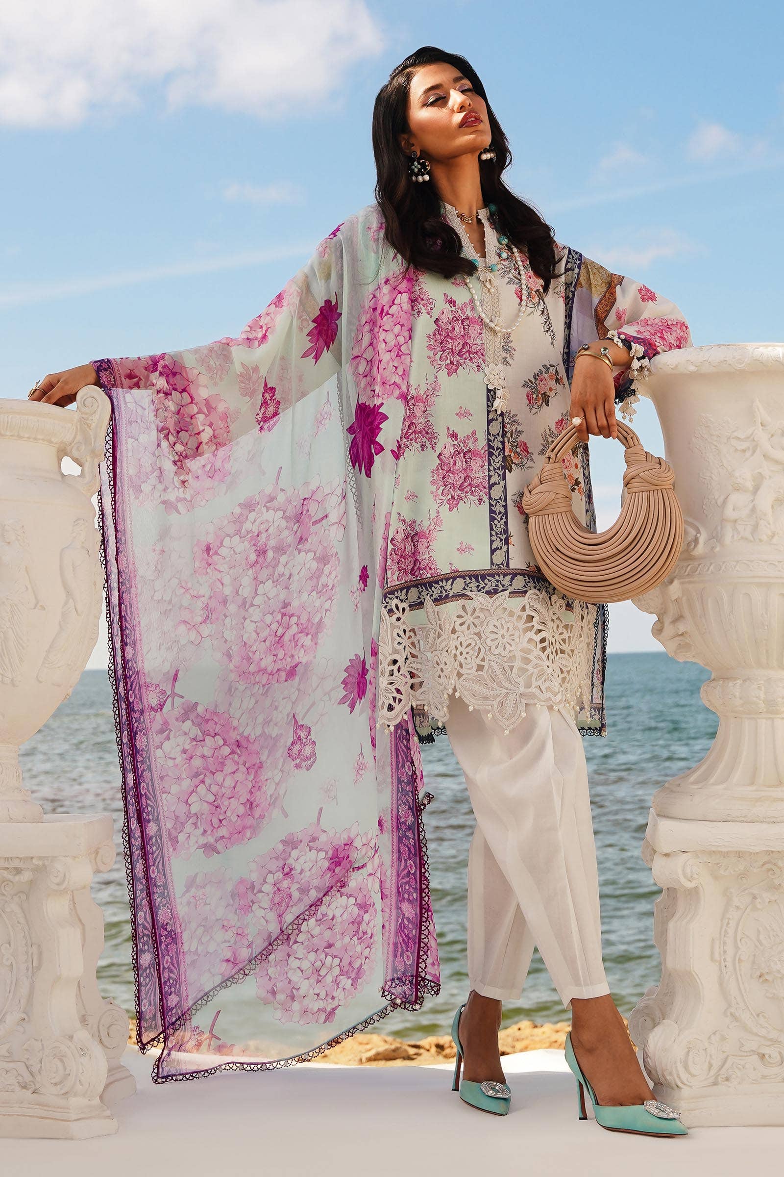 Sana Safinaz | Muzlin Spring 24 | M241-003B-CI - Pakistani Clothes for women, in United Kingdom and United States