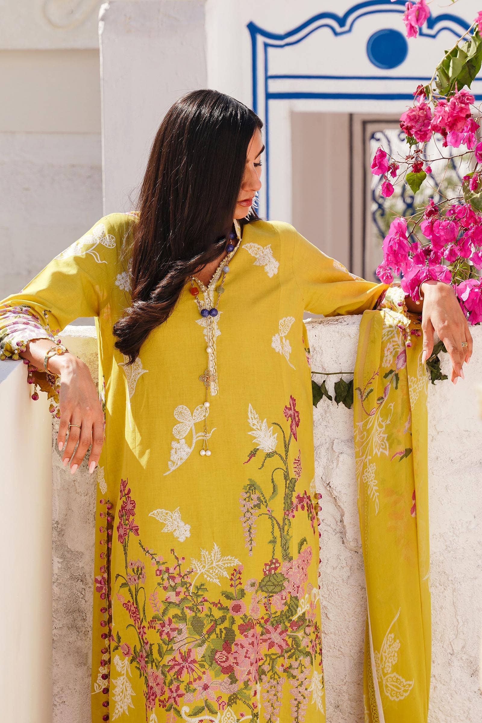 Sana Safinaz | Muzlin Spring 24 | M241-006B-CJ - Pakistani Clothes for women, in United Kingdom and United States