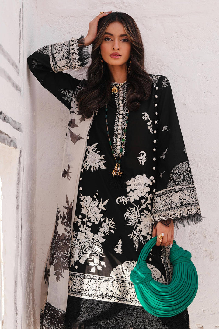 Sana Safinaz | Muzlin Spring 24 | M241-007A-CJ - Hoorain Designer Wear - Pakistani Ladies Branded Stitched Clothes in United Kingdom, United states, CA and Australia