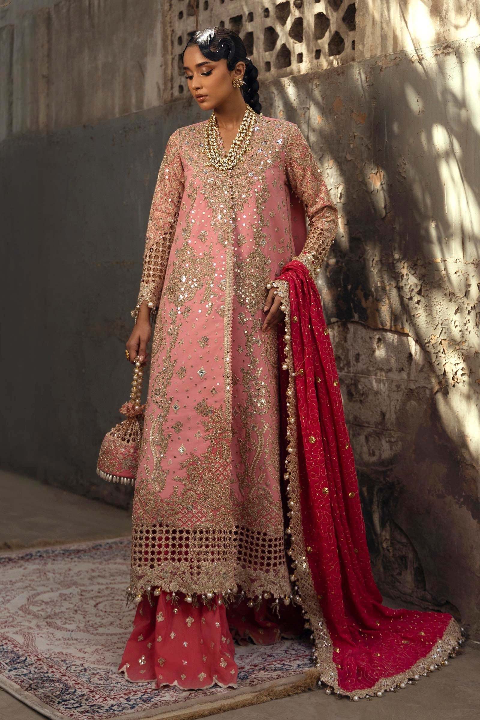 Sana Safinaz | Nura Festive | N251-006-3CL – Hoorain Designer Wear