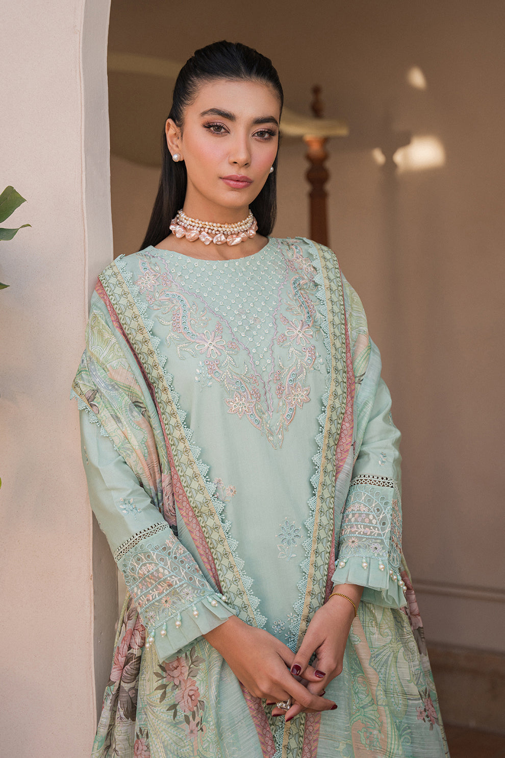 Neeshay | Symphony Luxury Lawn 24 | Melody - Pakistani Clothes for women, in United Kingdom and United States