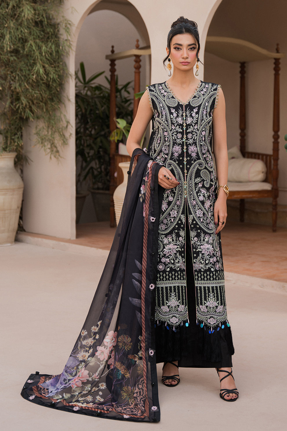 Neeshay | Symphony Luxury Lawn 24 | Celestial - Pakistani Clothes for women, in United Kingdom and United States