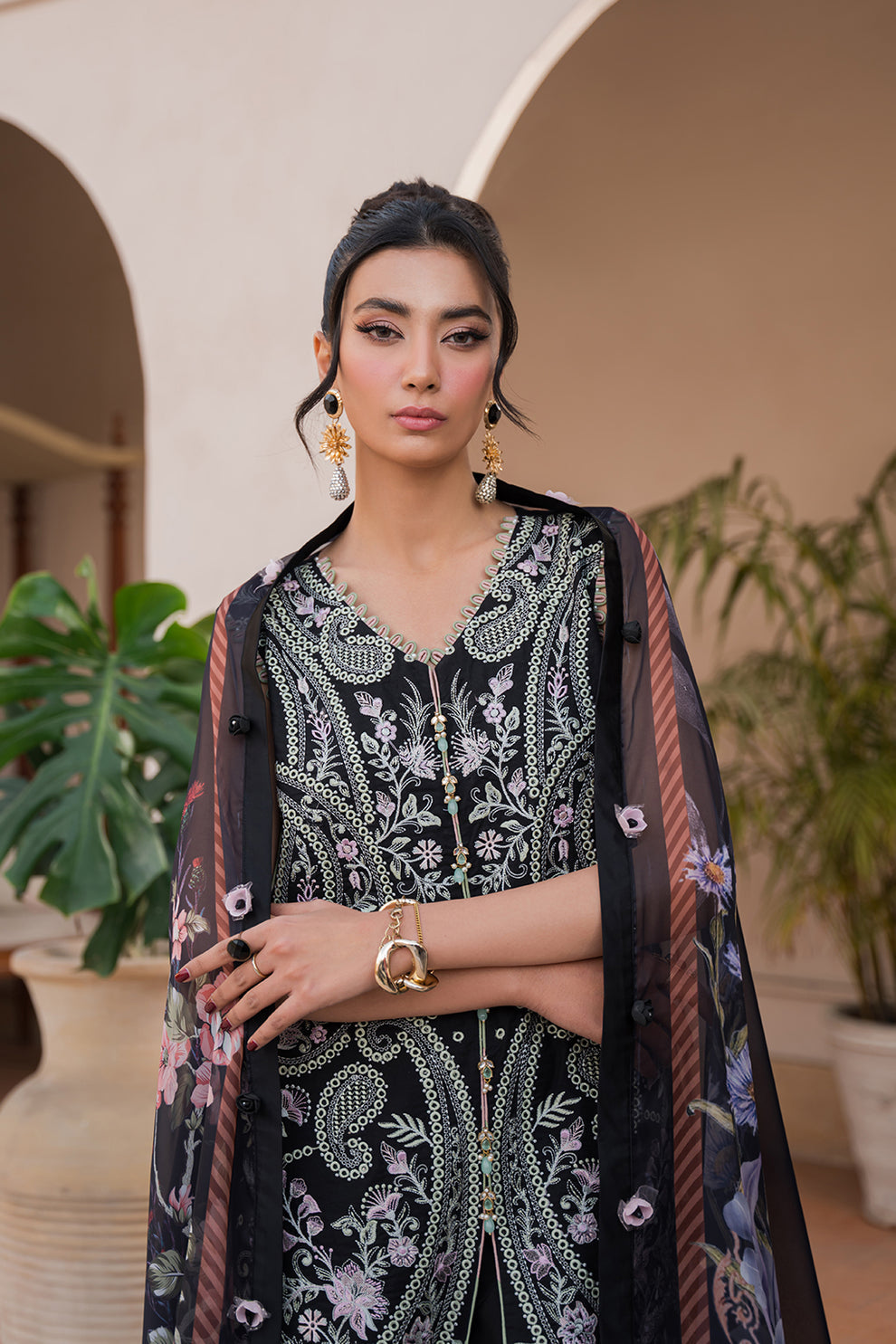 Neeshay | Symphony Luxury Lawn 24 | Celestial - Pakistani Clothes for women, in United Kingdom and United States