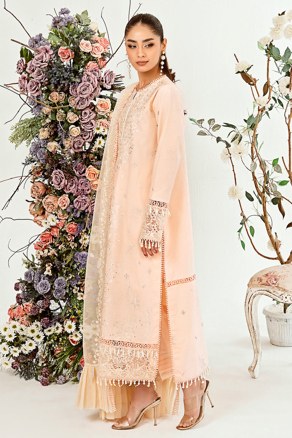 Neeshay | Zoella Lawn Collection | Zephyr - Pakistani Clothes for women, in United Kingdom and United States