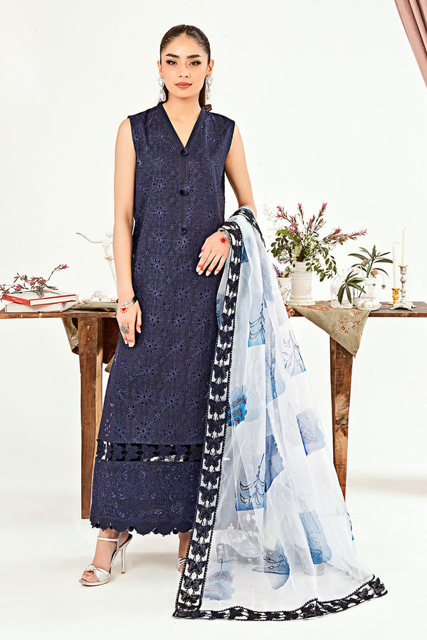 Neeshay | Zoella Lawn Collection | Elara - Hoorain Designer Wear - Pakistani Ladies Branded Stitched Clothes in United Kingdom, United states, CA and Australia