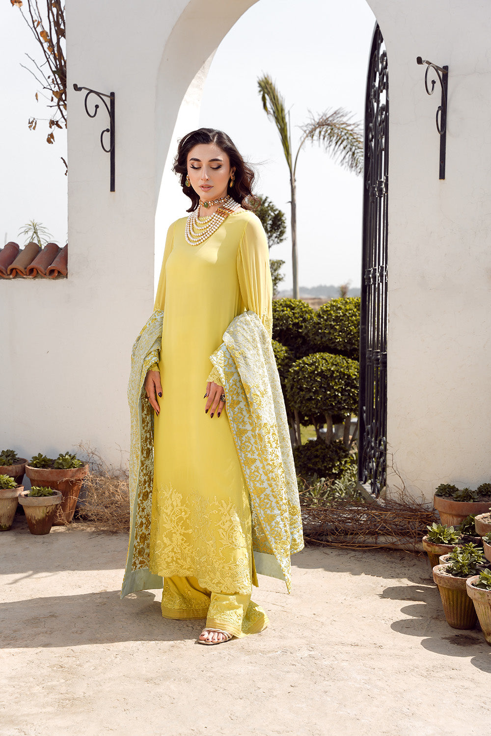 Nilofer Shahid | Verve Summer 24 | Evara (3pc) – Verve SS 24 - Pakistani Clothes for women, in United Kingdom and United States