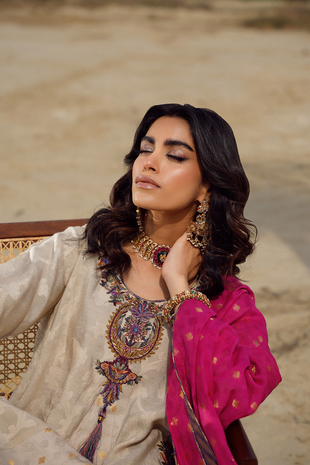 Nilofer Shahid | Verve Summer 24 | Verena (3pc) – Verve SS 24 - Pakistani Clothes for women, in United Kingdom and United States