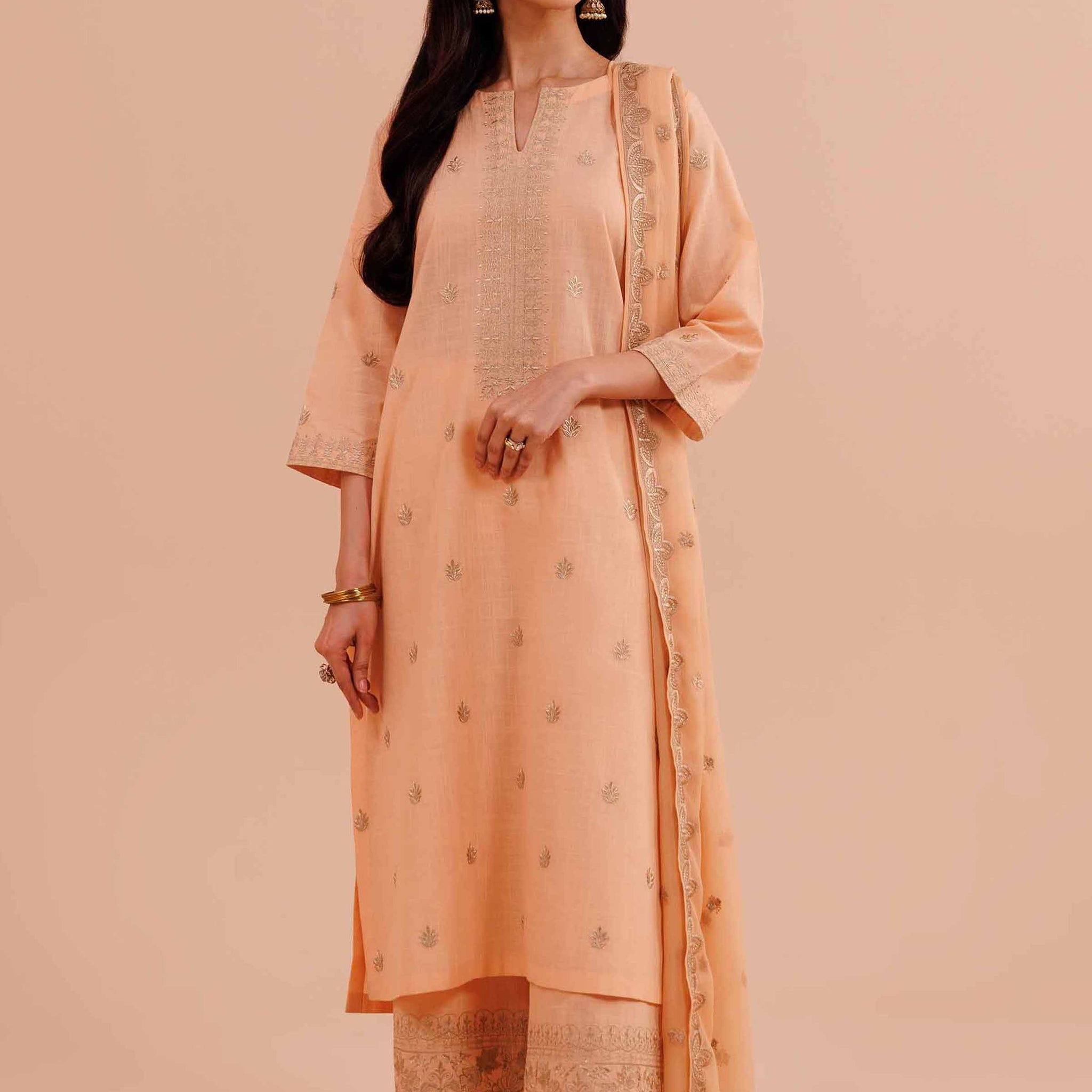 Nishat Linen | Luxury Collection 24 | KFE24-25 - Pakistani Clothes for women, in United Kingdom and United States