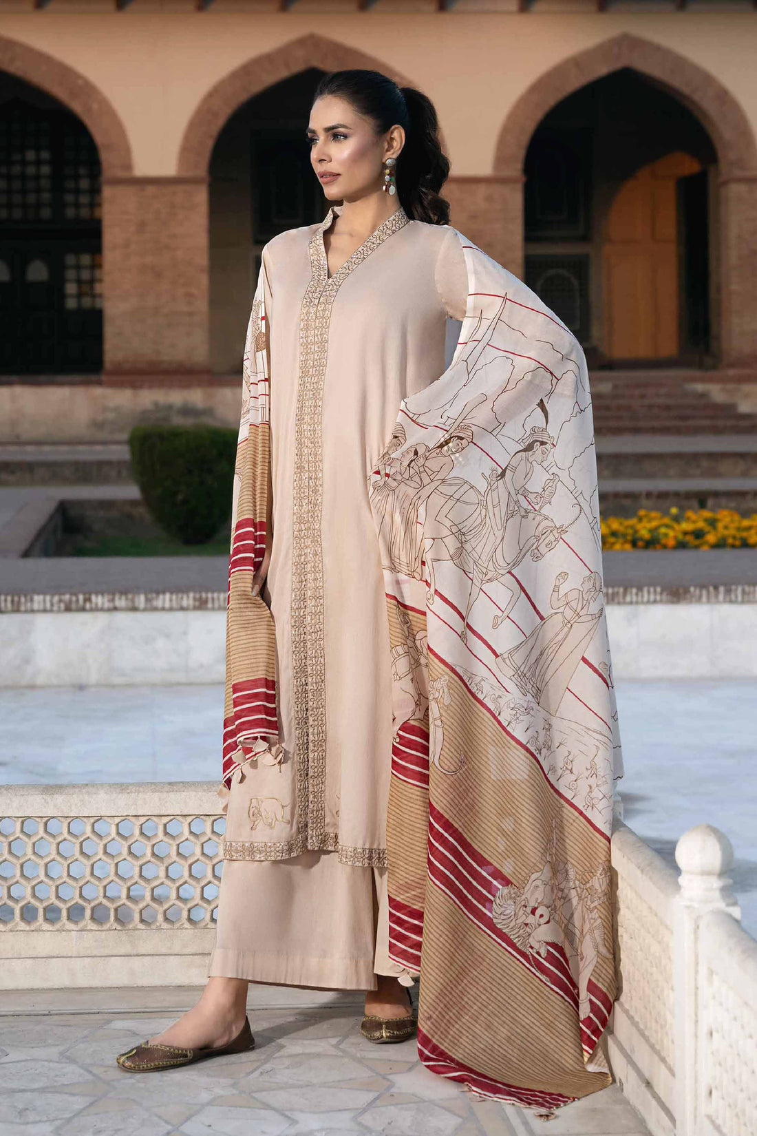 Nishat Linen | Luxury Collection 24 | KFS24-04 - Pakistani Clothes for women, in United Kingdom and United States