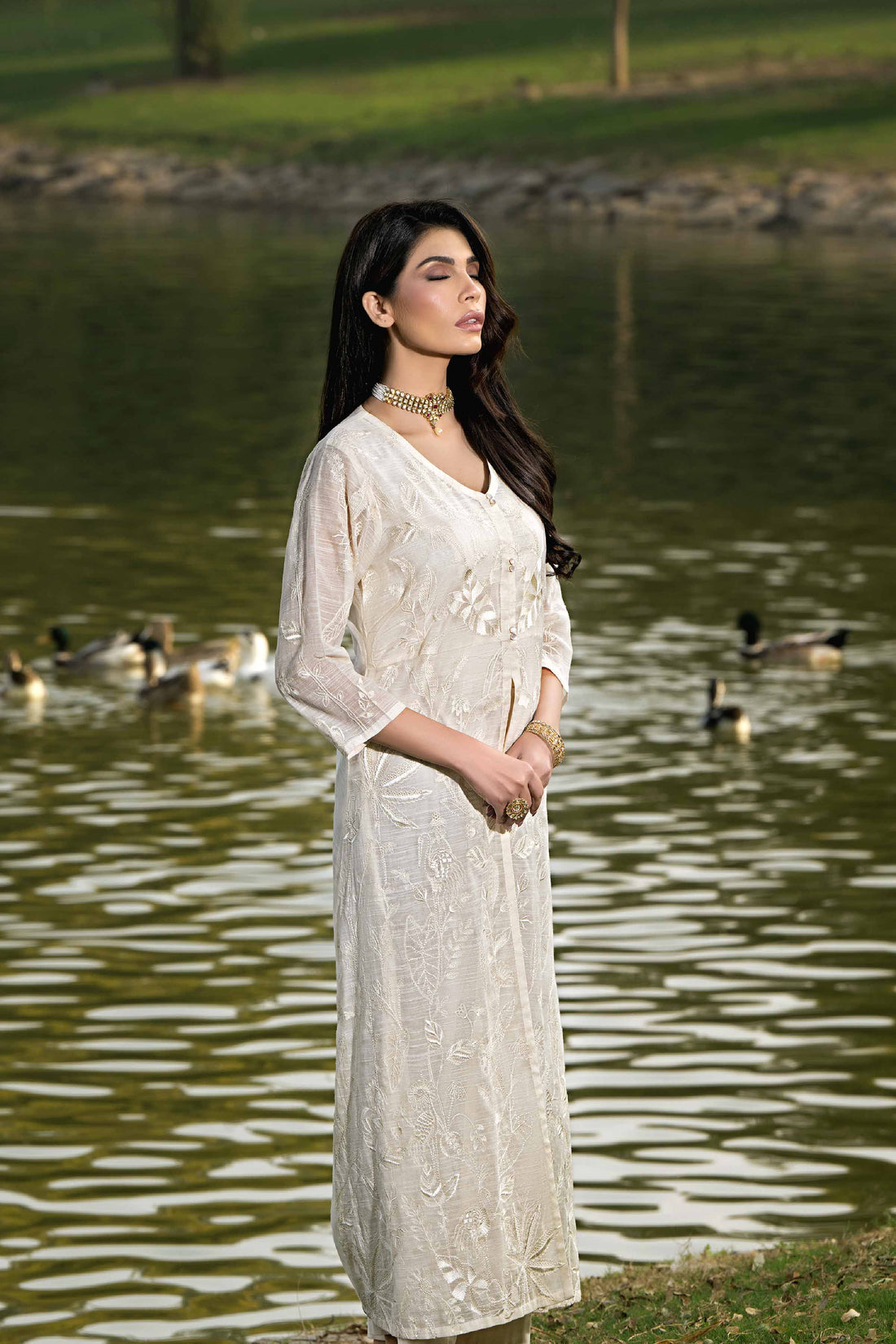 Nishat Linen | Luxury Collection 24 | KFS24-08 - Pakistani Clothes for women, in United Kingdom and United States