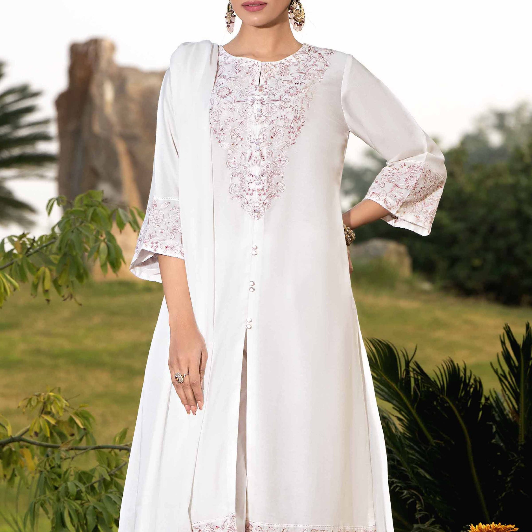 Nishat Linen | Luxury Collection 24 | KFS24-25 - Pakistani Clothes for women, in United Kingdom and United States