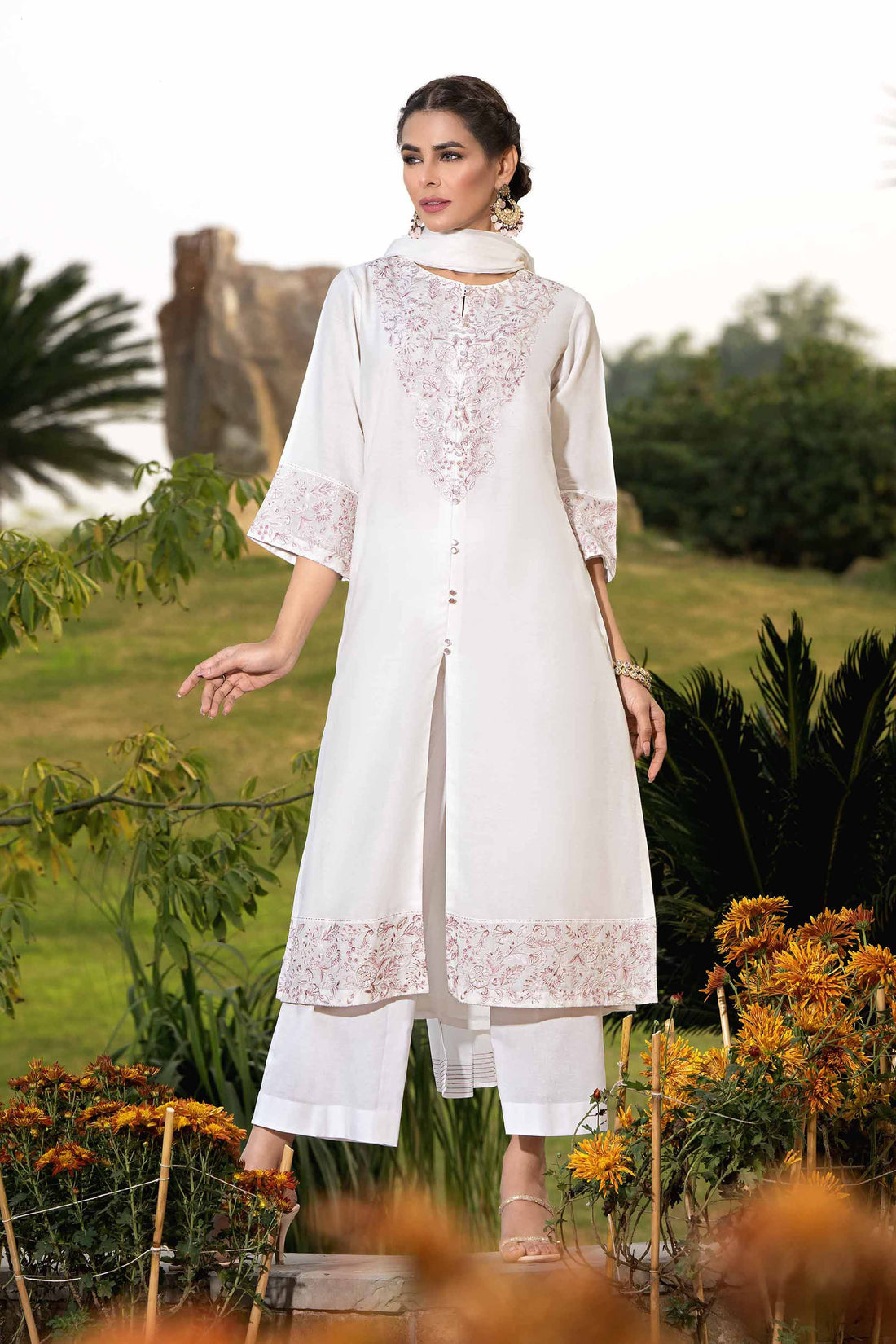 Nishat Linen | Luxury Collection 24 | KFS24-25 - Pakistani Clothes for women, in United Kingdom and United States