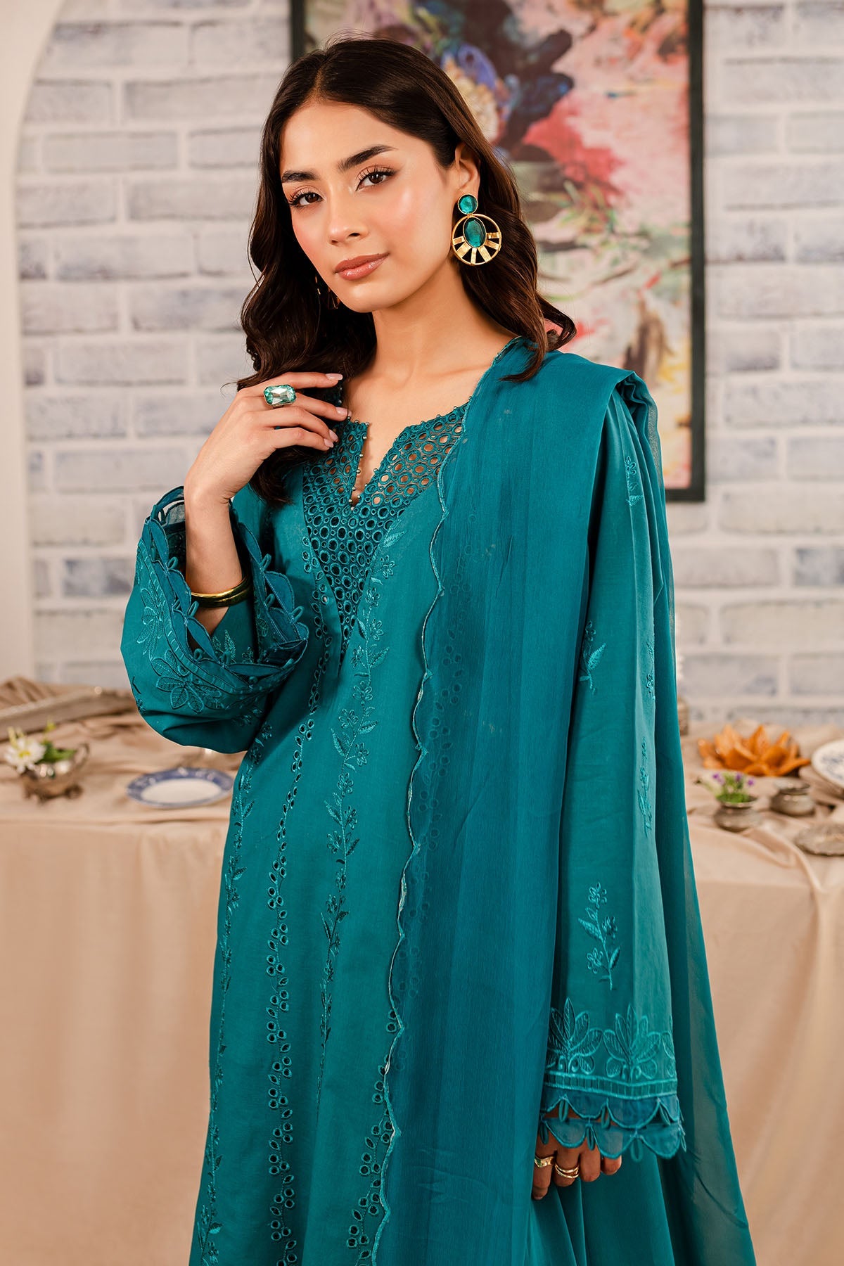 Nureh | Shades Of Summer | NP-495 - Pakistani Clothes for women, in United Kingdom and United States