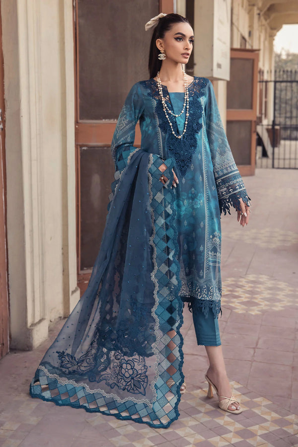 Nureh | Swiss Prints | NS-120 - Hoorain Designer Wear - Pakistani Ladies Branded Stitched Clothes in United Kingdom, United states, CA and Australia