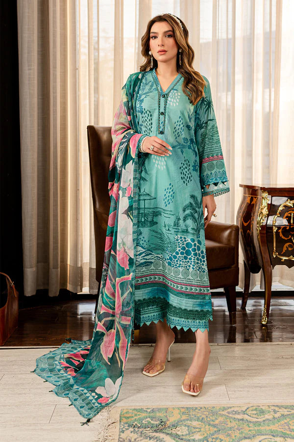 Nureh | Printed Lawn 24 | SP-90 - Hoorain Designer Wear - Pakistani Ladies Branded Stitched Clothes in United Kingdom, United states, CA and Australia