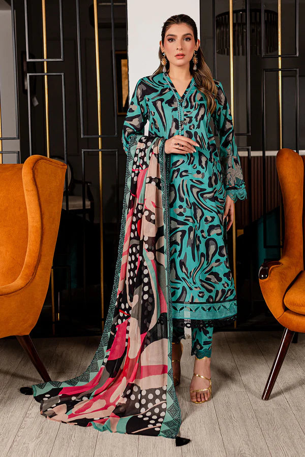 Nureh | Printed Lawn 24 | SP-95 - Hoorain Designer Wear - Pakistani Ladies Branded Stitched Clothes in United Kingdom, United states, CA and Australia