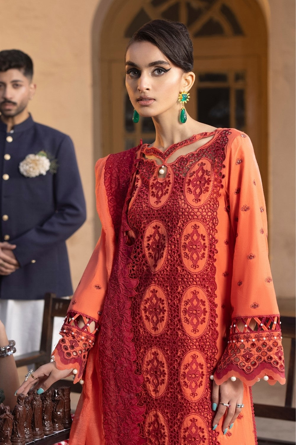 Ittehad | Embroidered Lawn | I-18 - Pakistani Clothes for women, in United Kingdom and United States