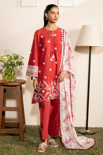 Cross Stitch | Mahiri Lawn 25 | SCARLET GARDEN