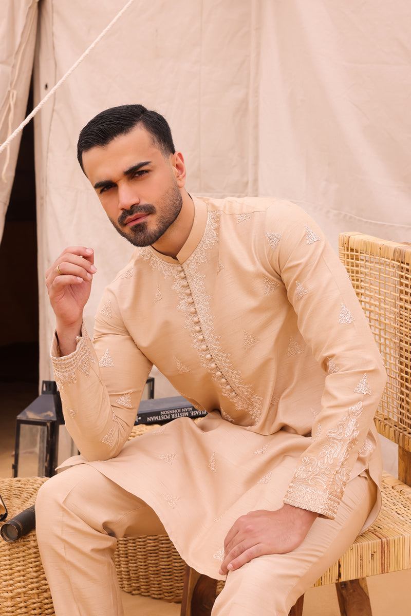 Pakistani Menswear | QAL-JS-02 - Pakistani Clothes for women, in United Kingdom and United States