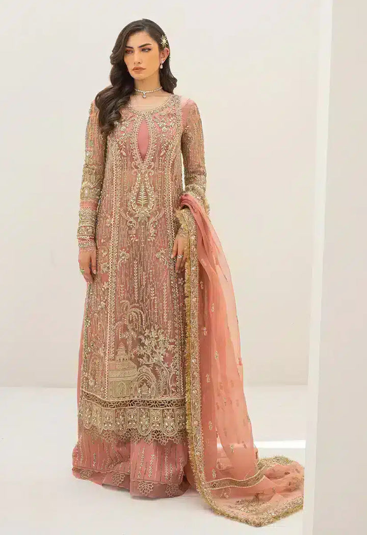 Qalamkar | Couture 23 | C-06 ROSA - Hoorain Designer Wear - Pakistani Designer Clothes for women, in United Kingdom, United states, CA and Australia