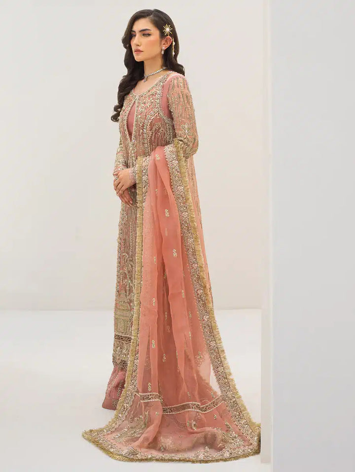 Qalamkar | Couture 23 | C-06 ROSA - Hoorain Designer Wear - Pakistani Designer Clothes for women, in United Kingdom, United states, CA and Australia