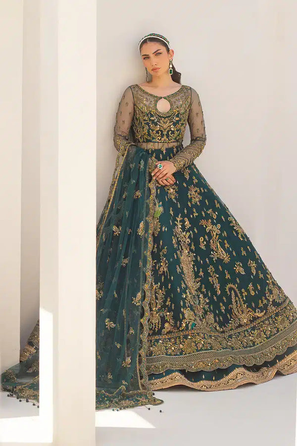 Qalamkar | Couture 23 | C-05 GRACE - Hoorain Designer Wear - Pakistani Ladies Branded Stitched Clothes in United Kingdom, United states, CA and Australia