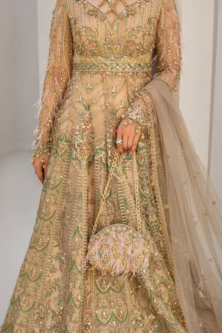 Qalamkar | Couture 23 | C-03 CORA - Hoorain Designer Wear - Pakistani Ladies Branded Stitched Clothes in United Kingdom, United states, CA and Australia