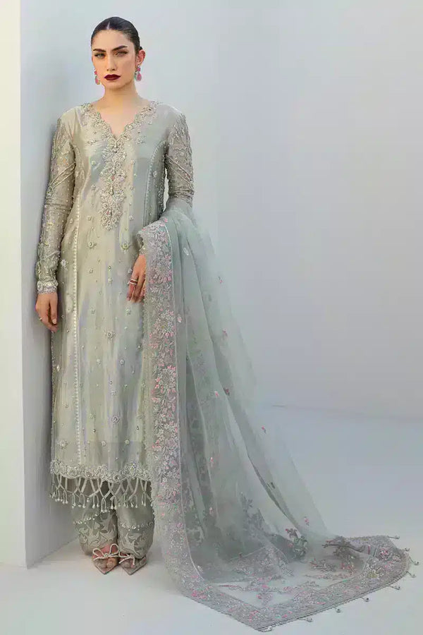 Qalamkar | Couture 23 | C-02 ELISA - Hoorain Designer Wear - Pakistani Ladies Branded Stitched Clothes in United Kingdom, United states, CA and Australia